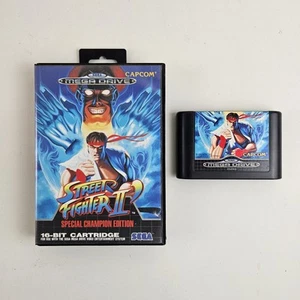 Street Fighter II Edición Especial Campeón Mega Drive PAL Sin manual - Imagen 1 de 5