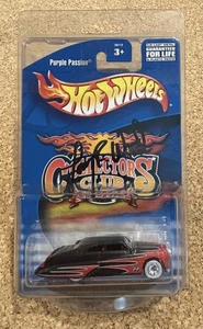 Hot Wheels Japan Collectors Club Mooneyes Purple Passion Signed by Larry Wood - Picture 1 of 6