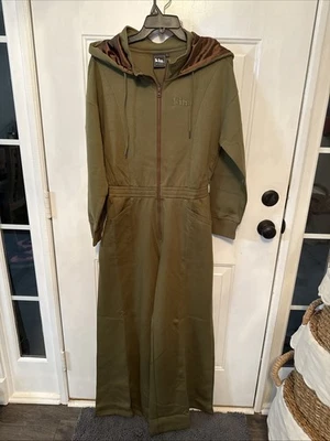 Mono Kin Apparel forrado satinado verde talla grande Foto 1 de 4