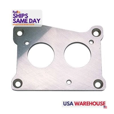 Trans-Dapt 2204, One Natural Steel Holley 2Bbl To Sbc Tbi Front Mount Performanc - Image 1 of 4