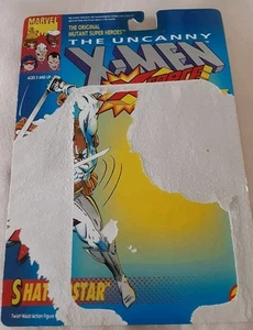X-men Shatterstar X-Force Marvel Toy Biz 1992 Figure cardback File Card - Picture 1 of 4