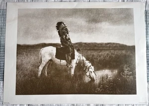 Print Of photo By Edward S Curtis “Oasis in the Badlands” 1976 - Picture 1 of 2