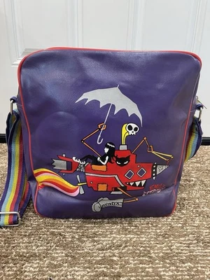 Rare Vintage Y2k 2003 Emily The Strange Yellow Submarine Art Purse Bag - Image 1 of 4