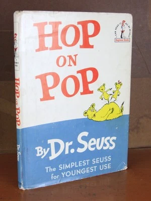 Dr Seuss, Theodore Suess Giesel HOP ON POP 1963 1st ED w/DJ  - Image 1 of 4