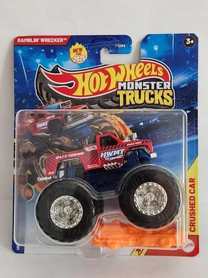 Grúa Hot Wheels Monster Trucks Ramblin' HWMT Volver a lo básico Foto 1 de 4