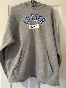 Luther College Norse Sudadera con Capucha Gris Nike Pullover Sudadera XXL 2xl - Imagen 1 de 7