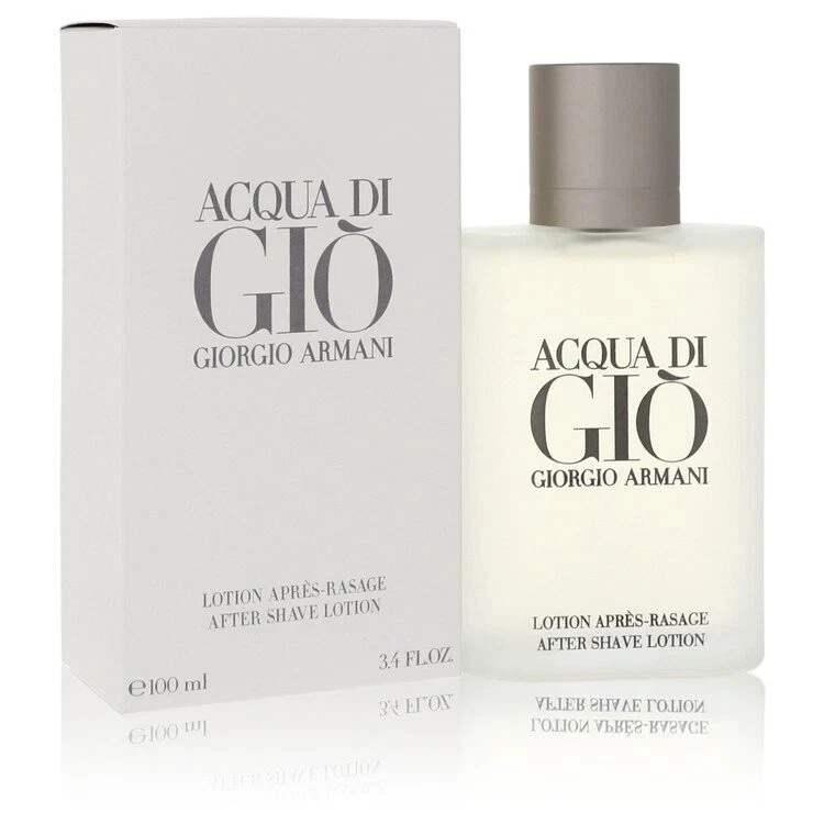Acqua Di Gio por Giorgio Armani, loción para después del afeitado de 3,4 oz para hombres sellada de fábrica Foto 1 de 1