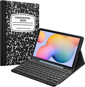 Tastatur Hülle für Samsung Galaxy Tab S6 Lite 2024/2022/2020 Soft TPU Backcover - Bild 1 von 11