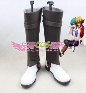 Yu-Gi-Oh ! GX Duel Monsters Jesse Johan Anderson chaussures de cosplay bottes 