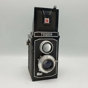 1950s Tower Reflex III TLR 120 Roll Film Camera w/ Westar 75mm F3.5 Lens Germany