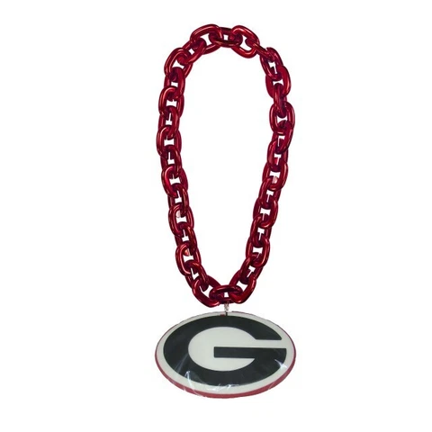 Georgia Bulldogs New NCAA Fan Chain Necklace Foam 2 Colors! Cover