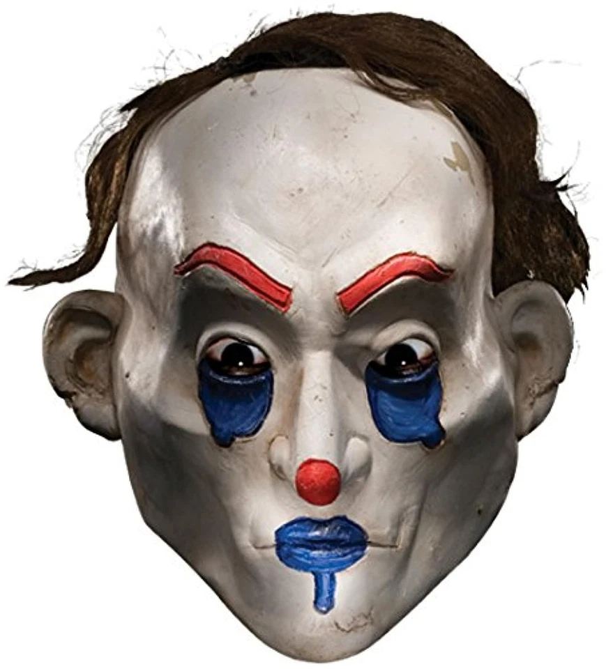 Happy Mask Bank Robber Clown Joker Henchman Batman Dress Up Costume Accessory - Image 1 of 1