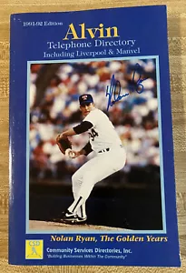 Elenco telefonico 1991-92 Nolan Ryan Alvin da Alvin Texas - Foto 1 di 7