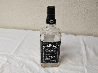 Bouteille vide de Whisky Jack Daniel's N°7 40% de 1 litre - Photo 1/4