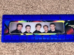RARE Collectible 2002 Nsync 6" School Ruler Timberlake Fatone Bass Chasez - Picture 1 of 4