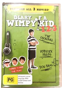 Diary of A Wimpy Kid 1 , 2, 3 DVD PG 3 Disc Set Brand New R4 - Picture 1 of 2