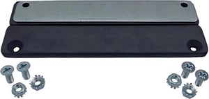 Premium Rubber Coated License Plate Magnet - Holder for Car Dealership Black  - Picture 1 of 2