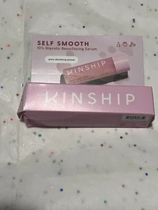 Kinship Self Smooth 10% Glycolic Resurfacing Serum 0.2 fl oz/6 ml-NEW - Picture 1 of 6