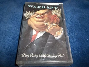 1988 CASSETTE BY WARRANT-DIRTY ROTTEN FILTHY STINKING RICH - Picture 1 of 2