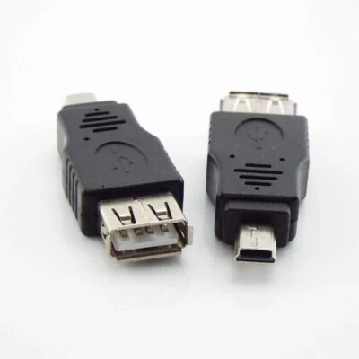 USB 2.0 A Female to Mini B 5 Pin Male Adapter OTG Converter For Android Mobile - Image 1 of 4