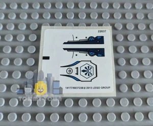 Lego Legends Of Chima STICKER SHEET ONLY for Lego Set 70007 Eglor's Twin Bike - Picture 1 of 1