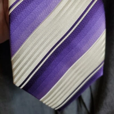 Corbata de trabajo geométrica de seda Sean John para hombre 57 x 2,75 profesional Foto 1 de 4