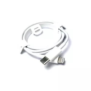 APPLE CABLE LIGHTNING TO USB-C FASTER CHARGING REVERSIBLE 1M WHITE NEW MK0X2ZM/A - Picture 1 of 1