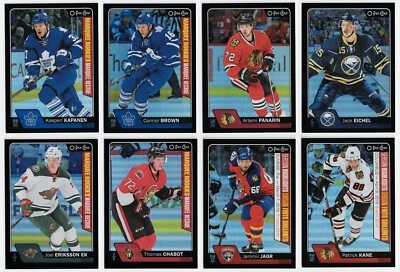 2016-17 O-Pee-Chee OPC Black Rainbow Foil #/100 Pick From List #501 to 710 - Image 1 of 2