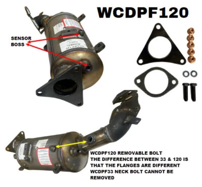 DIESEL PARTICULATE FILTER (DPF) SUBARU FORESTER SH SJ OUTBACK BR EE20 (extra o2) - image 1 of 4