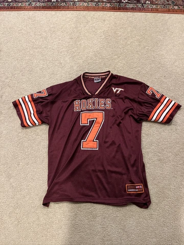 Colosseum Football Virginia Tech Hokies 7 Stitched Michael Vick Jersey Mens XL Cover
