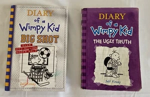 Lot Of 2-Diary of a Wimpy Kid BIG SHOT & THE UGLY TRUTH 1 Hardcover 1 Soft EUC - Imagen 1 de 4