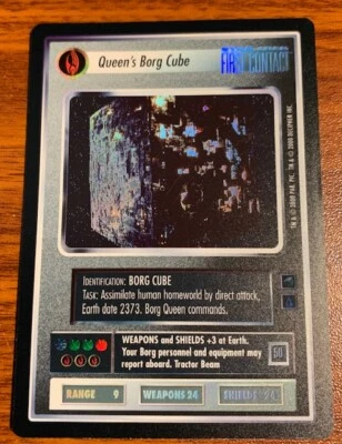 2000 Decipher Star Trek Reflections Queen's Borg Cube Used Free Shipping - Image 1 of 2