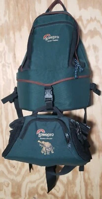 Lowepro Orion Trekker Camera Backpack Sideline Shotter Fannypack Bundle Of 2 Set - Image 1 of 4