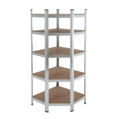 ESTEXO Steckregal Eckregal Lagerregal Kellerregal Metallregal verzinkt 180x70x40 cm