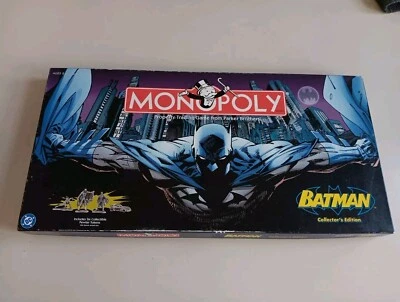 Monopoly BATMAN EDICIÓN COLECCIONISTA Juego de Mesa Parker Brothers 100% Completo Foto 1 de 4