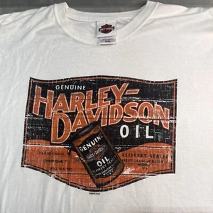 Vintage Harley Davidson Fresno California Y2K Oil Langarm T-Shirt Biker Moto - Bild 1 von 7