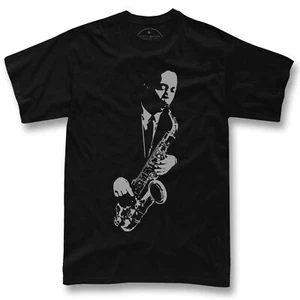 Jazz tshirt sax saxophone classic music t-shirt John Coltrane Hawkins Hodges etc - Picture 1 of 5