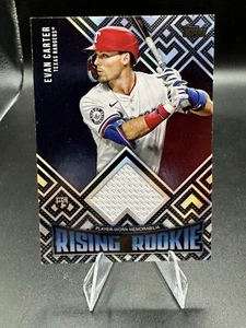Actualización Topps 2024 Evan Carter RC Rising Rookie Relic #RRR-EC Rangers - Imagen 1 de 2