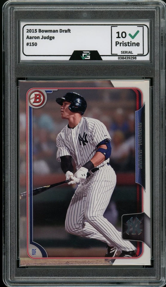 Aaron Judge 2015 Bowman (Topps) Graded 10 Rookie Card #150 RC New York Yankees - Image 1 of 2