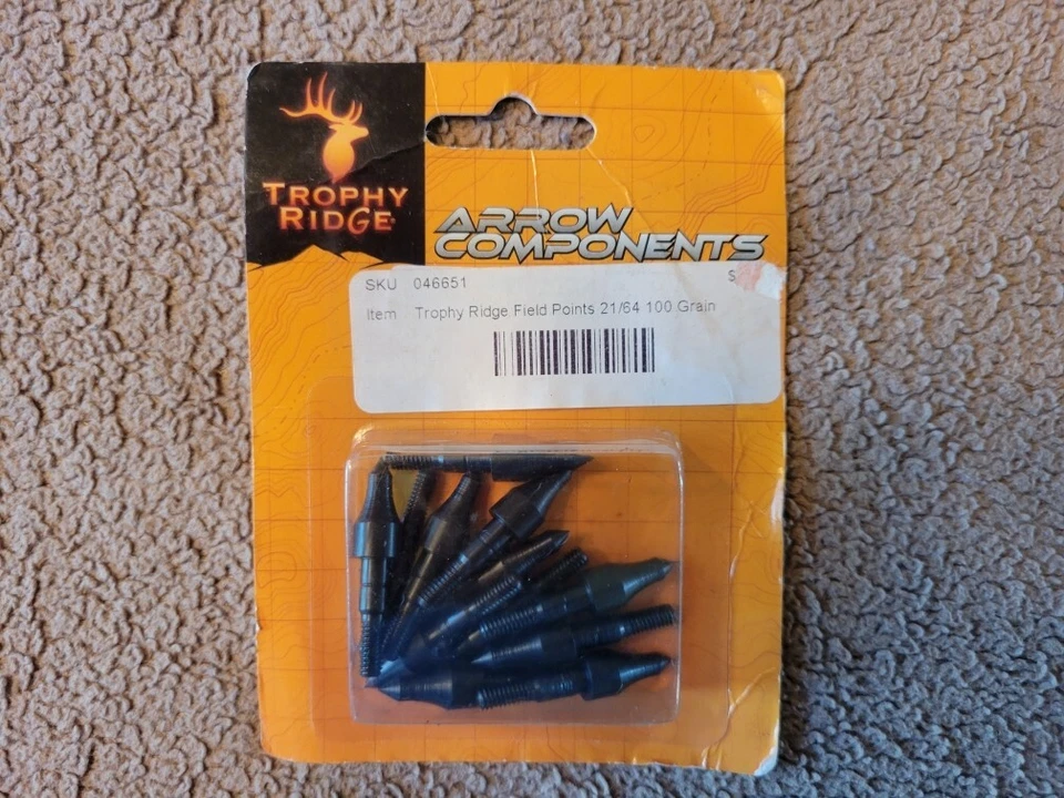 Trophy Ridge FIELD POINTS AS1020201 Archery Practice Tips 21/64" 100 gn - Image 1 of 1