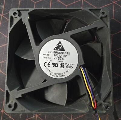 Delta Electronics Inc AFC1212DE DC Brushless Fan 135mm (12V DC, 0.17 Amps) - Image 1 of 2