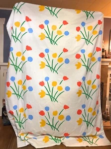 Marimekko "Seven Flowers" Comforter Blanket - 96" x 68" - Possibly Homemade - Picture 1 of 3
