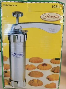 Biscuit Press Set Cookie Maker Machine Kit Spritz Dough Biscuits Making Tool - Picture 1 of 7