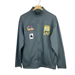 Ouray Full Zip Jacket Gambling Jackpot Russian Roulette Poker Vegas Men’s Large - Picture 1 of 10