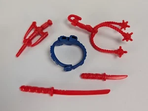 1990 Playmates TMNT Ninja Turtles Warrior Chromedome Weapons for Action Figure - Picture 1 of 3