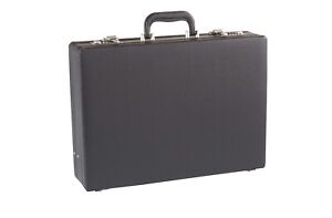 EXECUTIVE FAUX LEATHER BRIEFCASE BUSINESS ATTACHE CASE WORK TRAVEL CABIN BAG6910