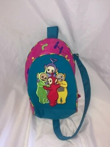 NWOT - Teletubbies Kids Shoulder Back Pack Blue 10" RARE - Picture 1 of 2