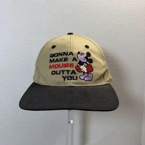 Gorra de béisbol ajustable talla única Disney Mickey Mouse I'll make a Mouse Out You - Imagen 1 de 8