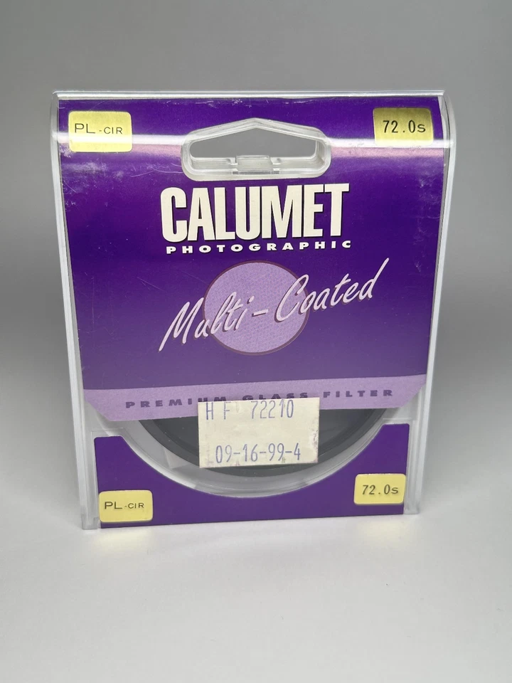 New Calumet Photographic Multi coated premium Glass Filter 72mm PL CIR Filter - Image 1 of 1