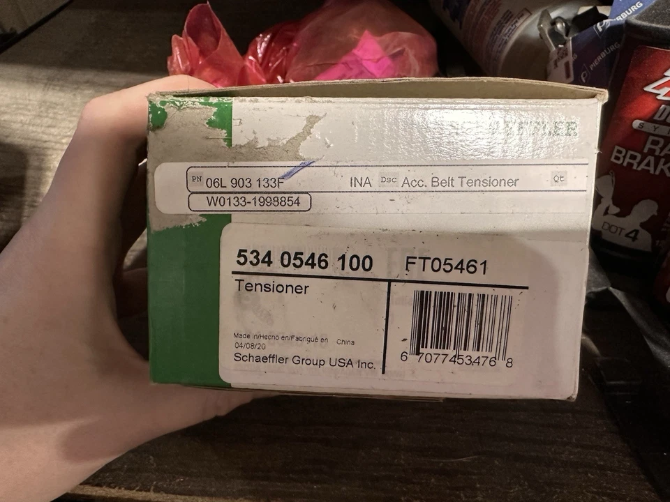 INA 06L903133F Drive Belt Tensioner Volkswagen Beetle Passat Jetta GTI Audi - Image 1 of 1